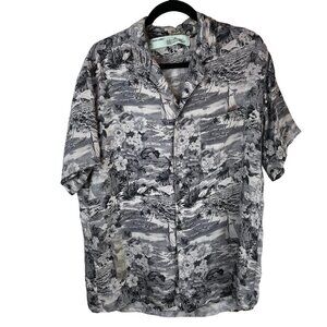 OFF-WHITE c/o Virgil Abloh Hawaiian-Print Short-Sleeve Silk Sport Shirt M